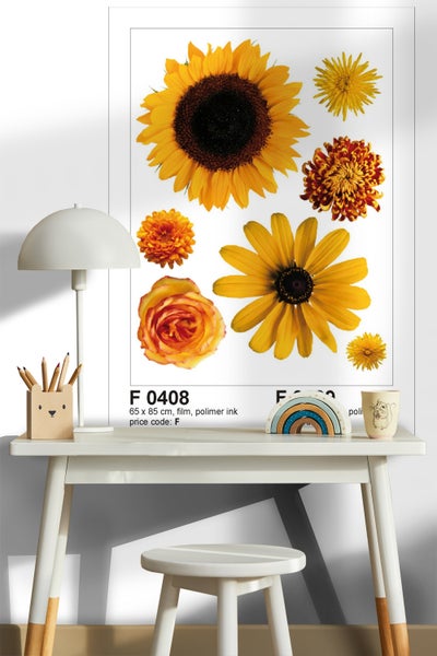 Dekoratives Poster mit Blumenmotiv, Größe 65x85 cm