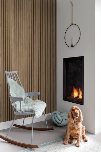 ESTAhome Tapete 3D Holzpaneele Hellbraun - 53 cm x 10.05 m - 139608
