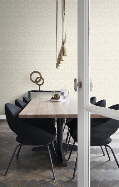 Origin Wallcoverings Tapete Ornamente Hellbeige - 53 cm x 10.05 m - 347329