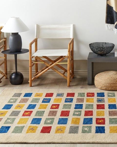 Teppich MURATLI Bunt 160 x 230 cm Wolle Gabbeh
