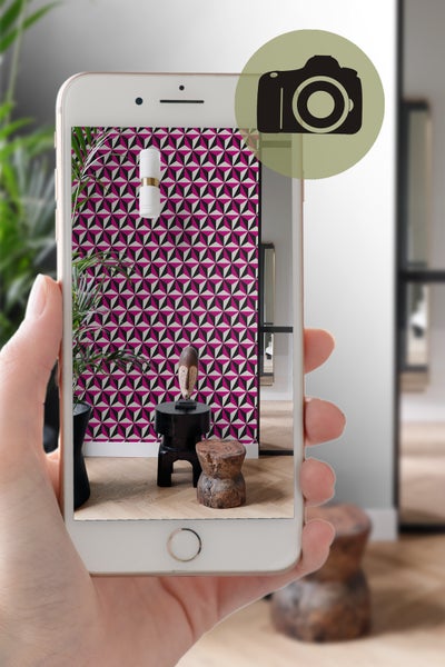 Origin Wallcoverings Tapete 3D-Muster Bonbonrosa - 53 cm x 10.05 m - 347444