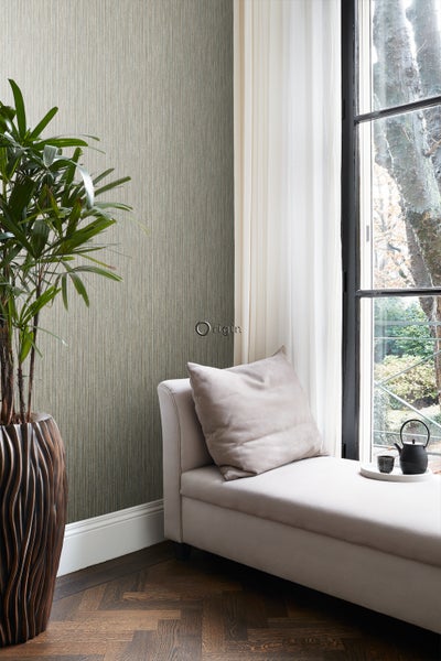 Origin Wallcoverings Tapete Bambusmuster Taupe - 53 cm x 10,05 m - 347405
