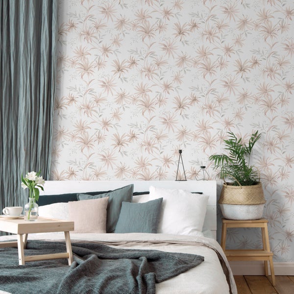 Sanders und Sanders Tapete Blätter Beige - 53 cm x 10 m - 640225