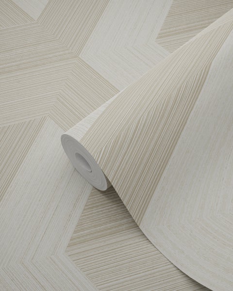 Origin Wallcoverings Tapete 3D-Muster Hellbeige - 53 cm x 10.05 m - 347948