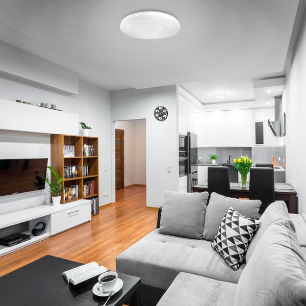 LED Deckenleuchte POLARIS d: 48cm Kristalleffekt