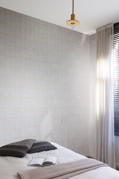 Masureel Tapete Karomuster Grau - 53 cm x 10.05 m - 631041
