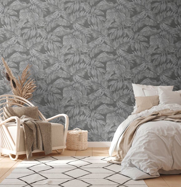 Tapetenrolle mit Blattmuster