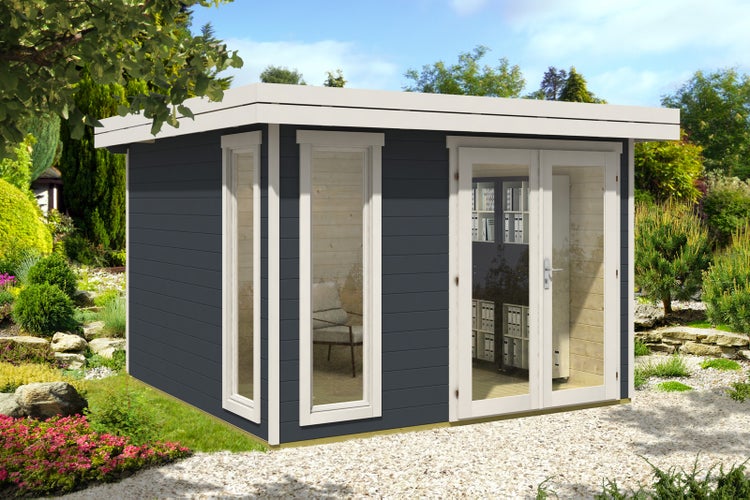 Ein kleiner Haufen feiner Fugensand oder Quarzsand.