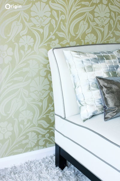 Origin Wallcoverings Tapete Blumen Grün - 53 cm x 10.05 m - 346638
