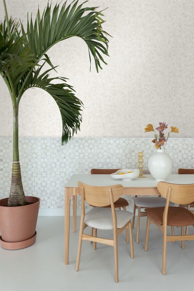 ESTAhome Tapete Fliesenmuster Beige - 53 cm x 10.05 m - 148336