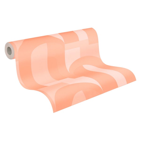 Grafisches Tapetenmuster mit Bögen und Rechtecken