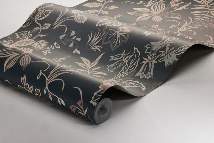 Borastapeter Tapete Blumen Braun - 53 cm x 10.05 m - 660916