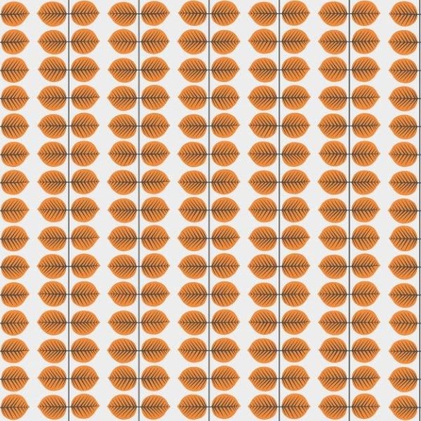 Blätterfliesenmuster für Wand- und Bodenbeläge