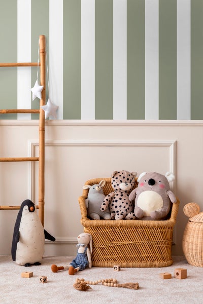 Tapete mit Streifenmuster