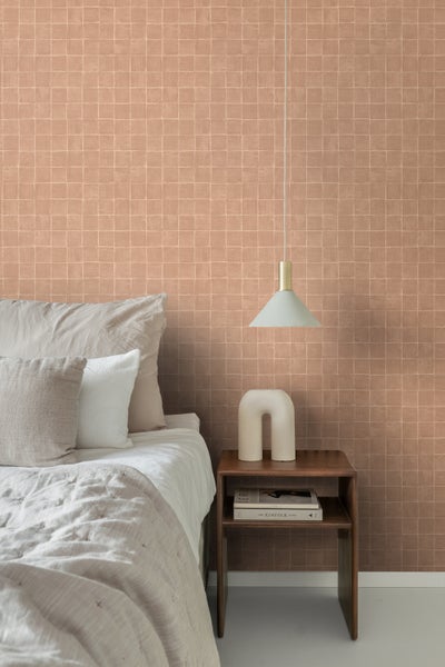 Origin Wallcoverings Tapete Fliesenmuster Terrakotta - 50 x 900 cm - 348048