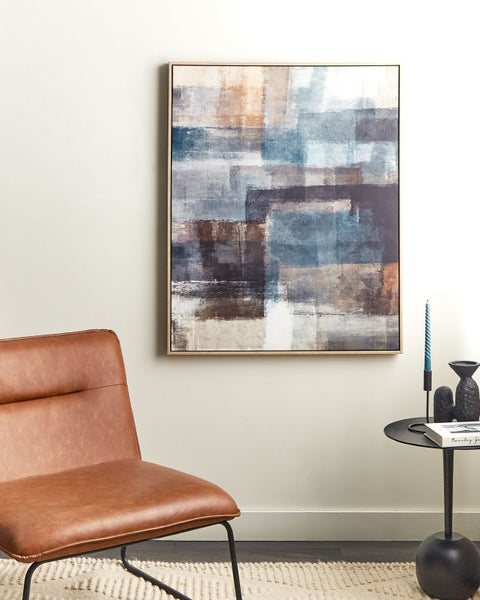 Abmessungen eines Rechteckrahmens: 103 cm hoch, 83 cm breit, 5 cm tief