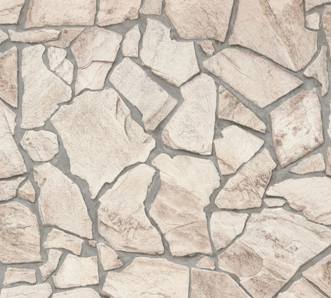 Tapetenrolle mit Steinoptik