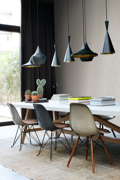 Origin Wallcoverings Tapete Metall-Optik Taupe - 53 cm x 10.05 m - 347614