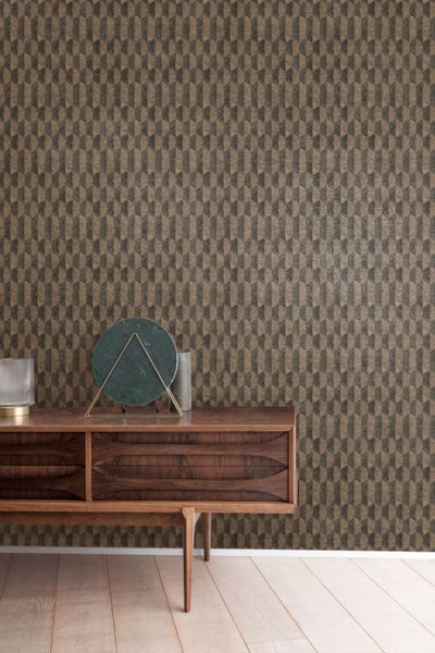 Masureel Tapete 3D Muster Braun - 53 cm x 10.05 m - 630712