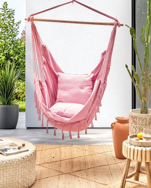 Hängesessel BONEA Baumwolle Rosa