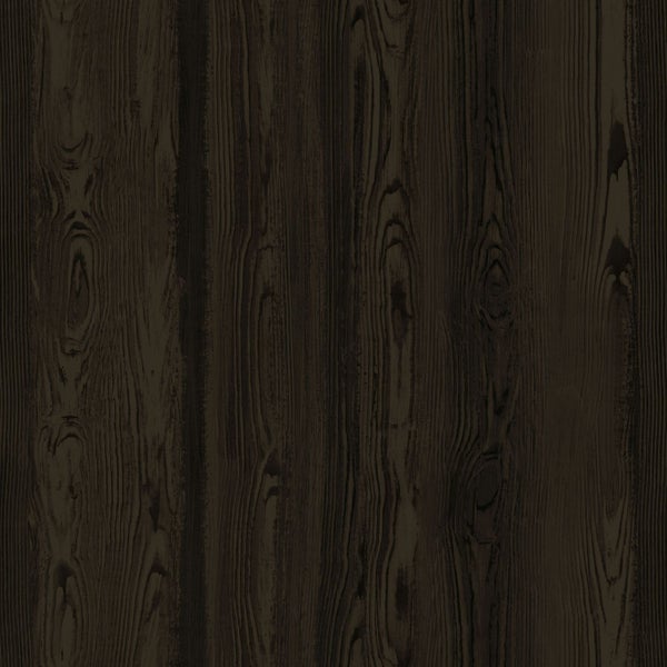 Origin Wallcoverings Tapete Holzoptik Schwarz - 53 cm x 10.05 m - 347526