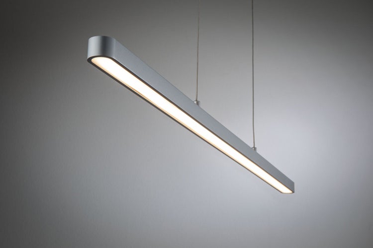 LED Pendelleuchte Smart Home Bluetooth Lento Tunable White 1800lm 43W Chrom matt dimmbar