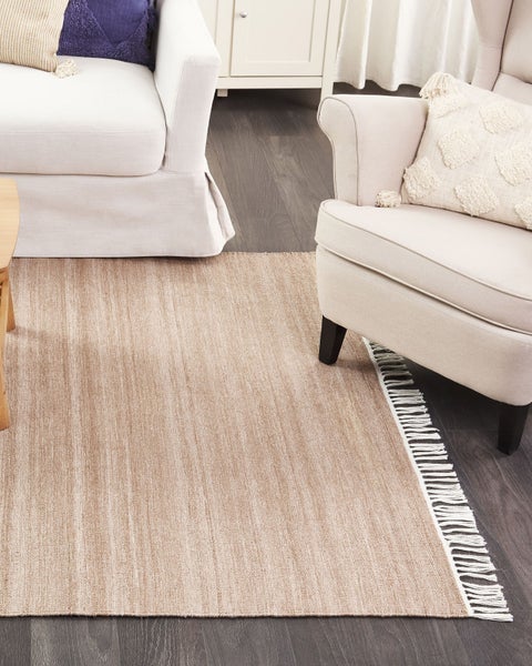 Teppich MALHIA Sandbeige 160 x 230 cm