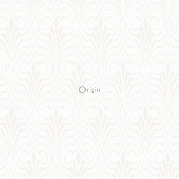 Origin Wallcoverings Tapete grafische Form Weiß - 53 cm x 10.05 m - 345917