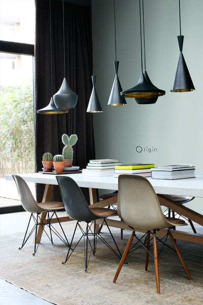 Origin Wallcoverings Tapete Uni Lagunengrün - 53 cm x 10.05 m - 347365