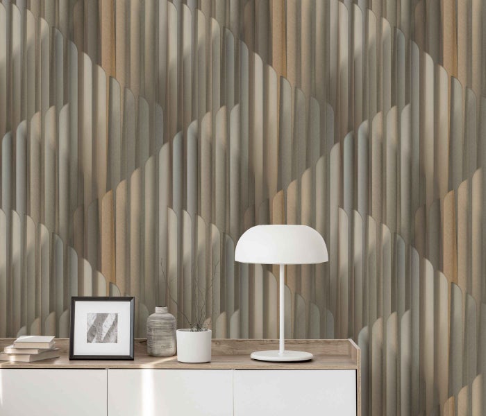 Holzstrukturierte Tapete