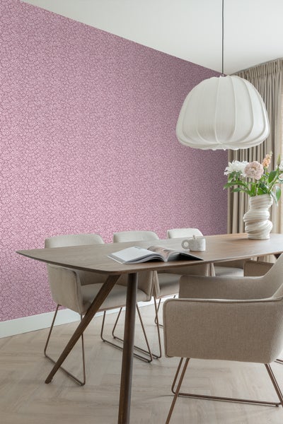 ESTAhome Tapete Blumen Lila - 50 x 900 cm - 131675