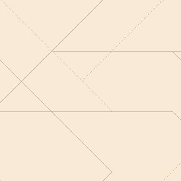 ESTAhome Tapete grafische Linien Beige - 50 x 900 cm - 139773