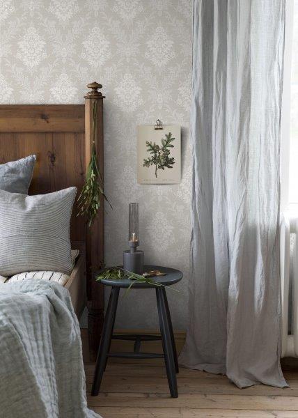 Borastapeter Tapete Blumen Beige - 53 cm x 10.05 m - 660071