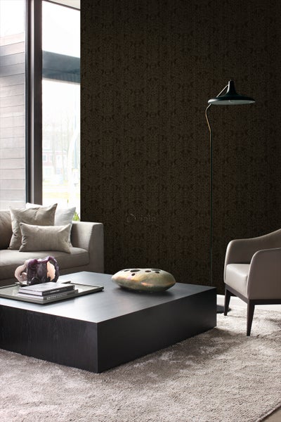 Origin Wallcoverings Tapete Ornamente Schwarz - 53 cm x 10.05 m - 345417