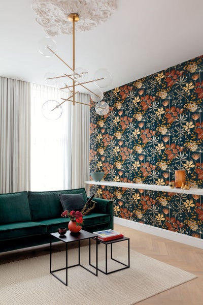 Masureel Tapete Blumen Mehrfarbig - 53 cm x 10.05 m - 631998