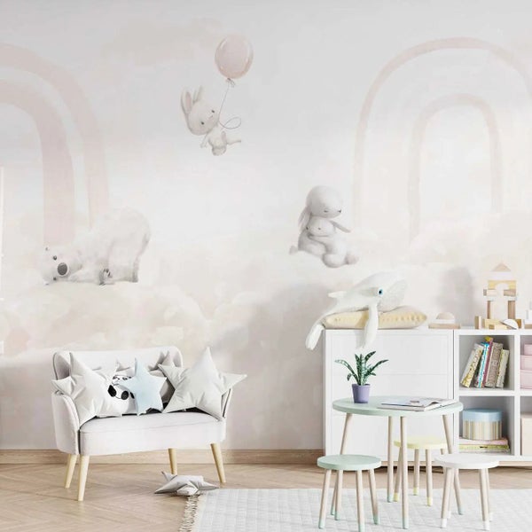 Kindertapete Wolken­traum 150 x 250 cm