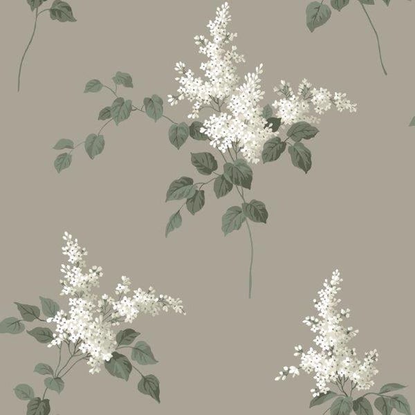 Borastapeter Tapete Blumen Braun - 53 cm x 10.05 m - 660377