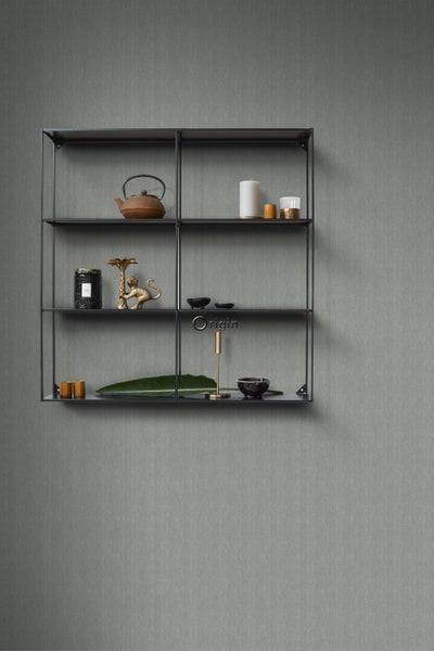 Origin Wallcoverings Tapete Fischgrätmuster Blaugrau - 53 cm x 10.05 m - 347659