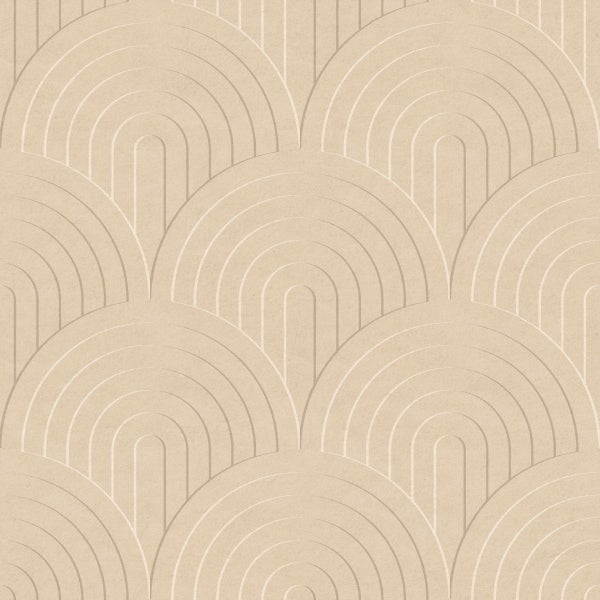 ESTAhome Tapete 3D Muster Beige - 50 x 900 cm - 131107