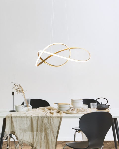 LED Hängeleuchte TUMEN Metall Gold