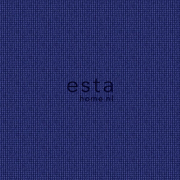 ESTAhome Tapete Stickmuster Blau - 53 cm x 10.05 m - 138134