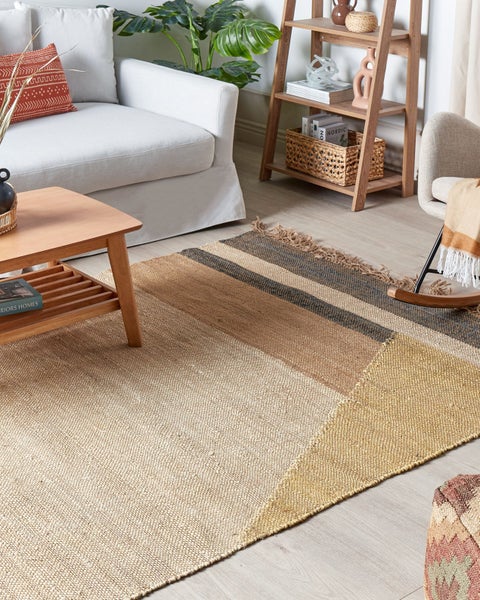 Teppich SAMLAR Braun 160 x 230 cm Jute