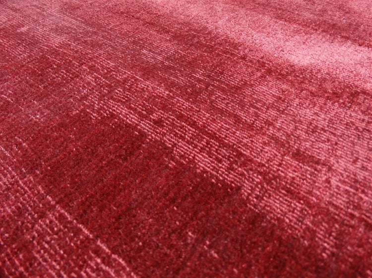 Kurzflor Teppich Dashiell Rot / Violett Uni 200 x 290 cm