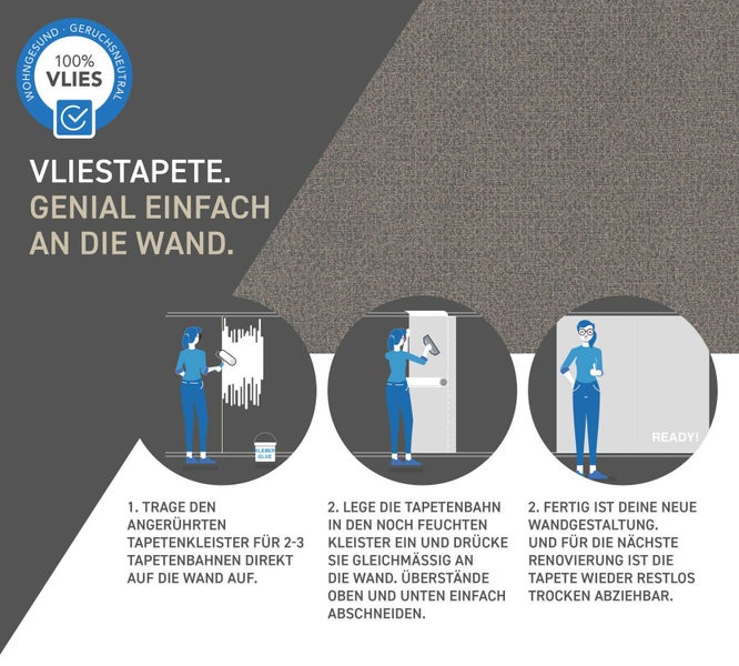 Tapetenrolle mit abstraktem Muster