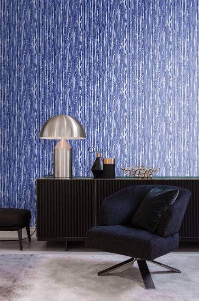 Origin Wallcoverings Tapete Streifen Blau - 53 cm x 10,05 m - 347219