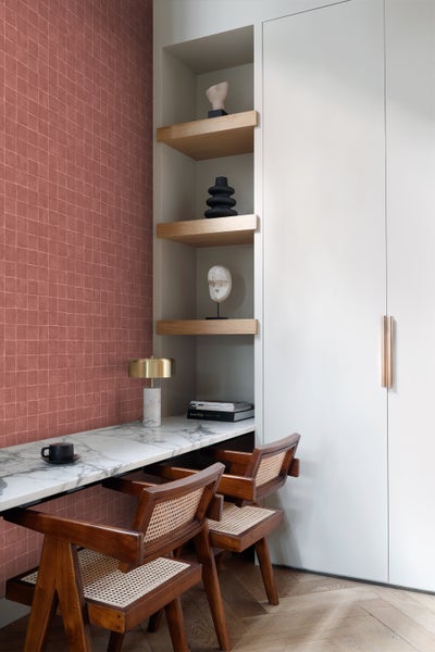 Origin Wallcoverings Tapete Fliesenmuster Terrakotta - 50 x 900 cm - 348047