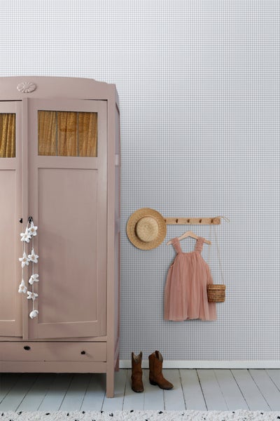 ESTAhome Tapete Streifenmuster Blau - 50 x 900 cm - 131644
