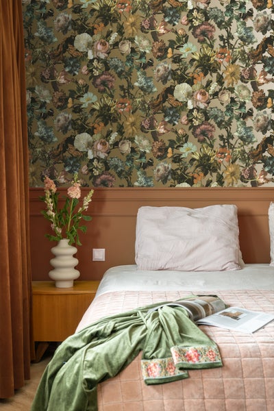 ESTAhome Tapete Blumen Gold - 53 cm x 10.05 m - 139595