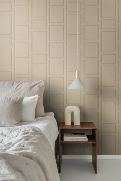 ESTAhome Tapete Holzwandverkleidung Sandbeige - 50 x 900 cm - 139928
