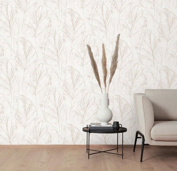 Erismann Tapete Uni Sandbeige - 53 cm x 10.05 m - 661508